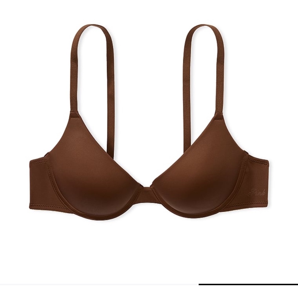 PINK Victoria’s Secret Wear Everywhere Push-Up Bra- Smooth in Ganache